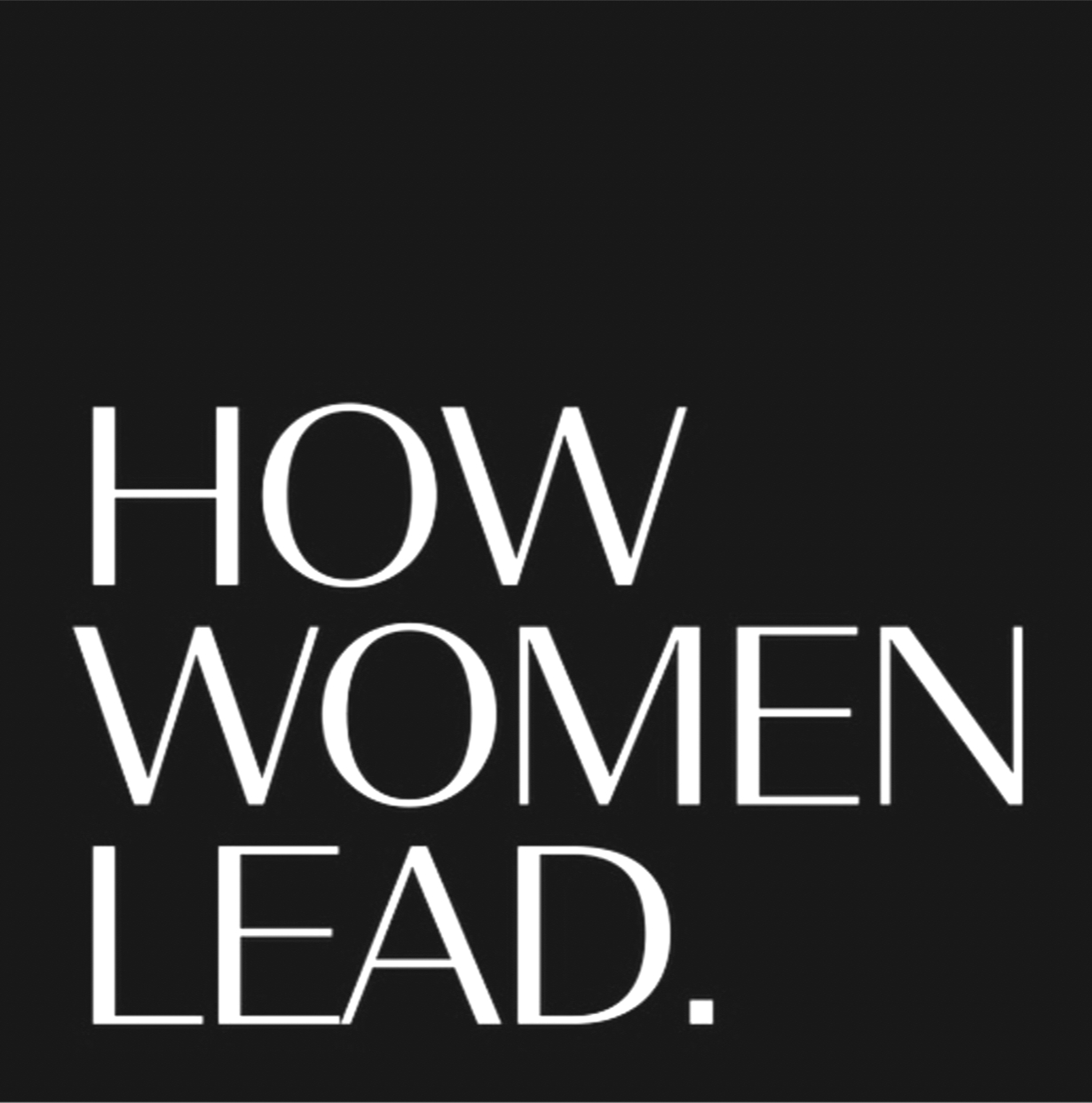 How Women Lead